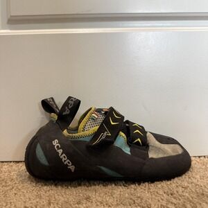 SCARPA Vapor V Climbing Shoes Womens 39.5 EU Blue Black Rock Bouldering